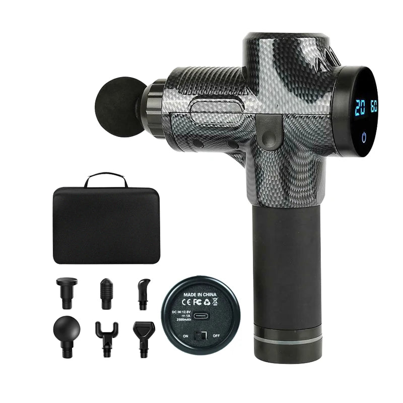 Powerful Percussion Massage Gun with Quiet Motor Perfect Cordless Muscle Relaxation Massage Gun for Athletes Fitness Enthusiasts