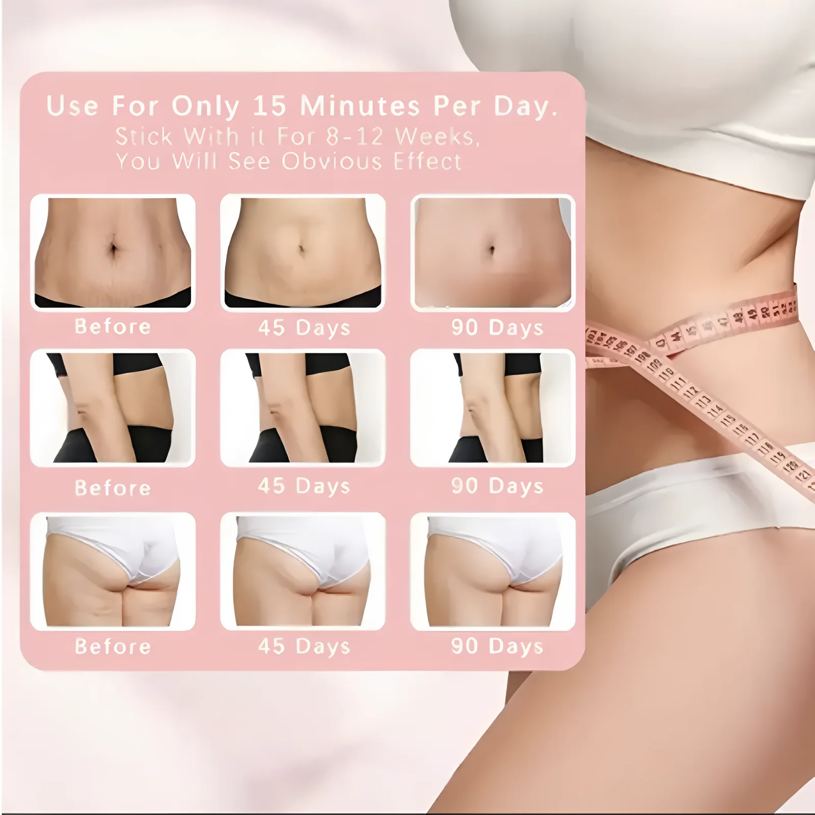 Anti-Cellulite Massager Gun — 5 Heads, Portable